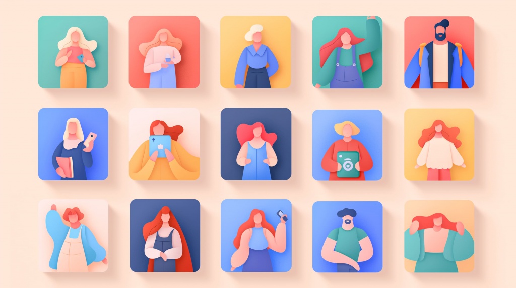 Графические иконки людей: классификация лидов Графические иконки людей: классификация лидов